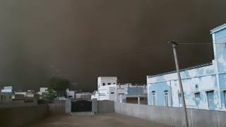 preview picture of video 'Thunder storm at kalu village in bikaner distric rajasthan india'