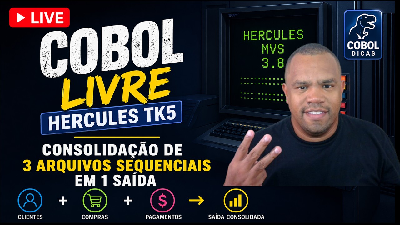Última live COBOL Dicas