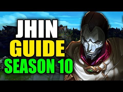 SEASON 10 JHIN GAMEPLAY GUIDE - (Best Jhin Build, Runes, Playstyle) - League of Legends