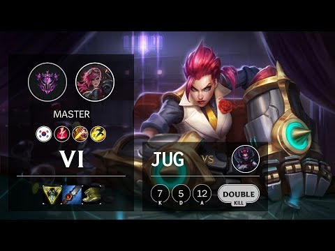 Vi Jungle vs Elise - KR Master Patch 10.12