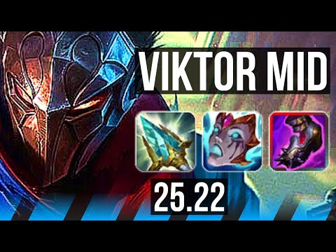 VIKTOR vs FIZZ (MID) | 11/1/5, Legendary, Comeback | KR Master | 25.22