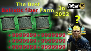 Fallout 76 The Best Ballistic fiber Farm in 2022!!