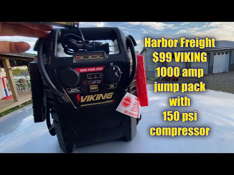 Harbor Freight “$99 Viking” 1000 amp jump pack with 150psi compressor