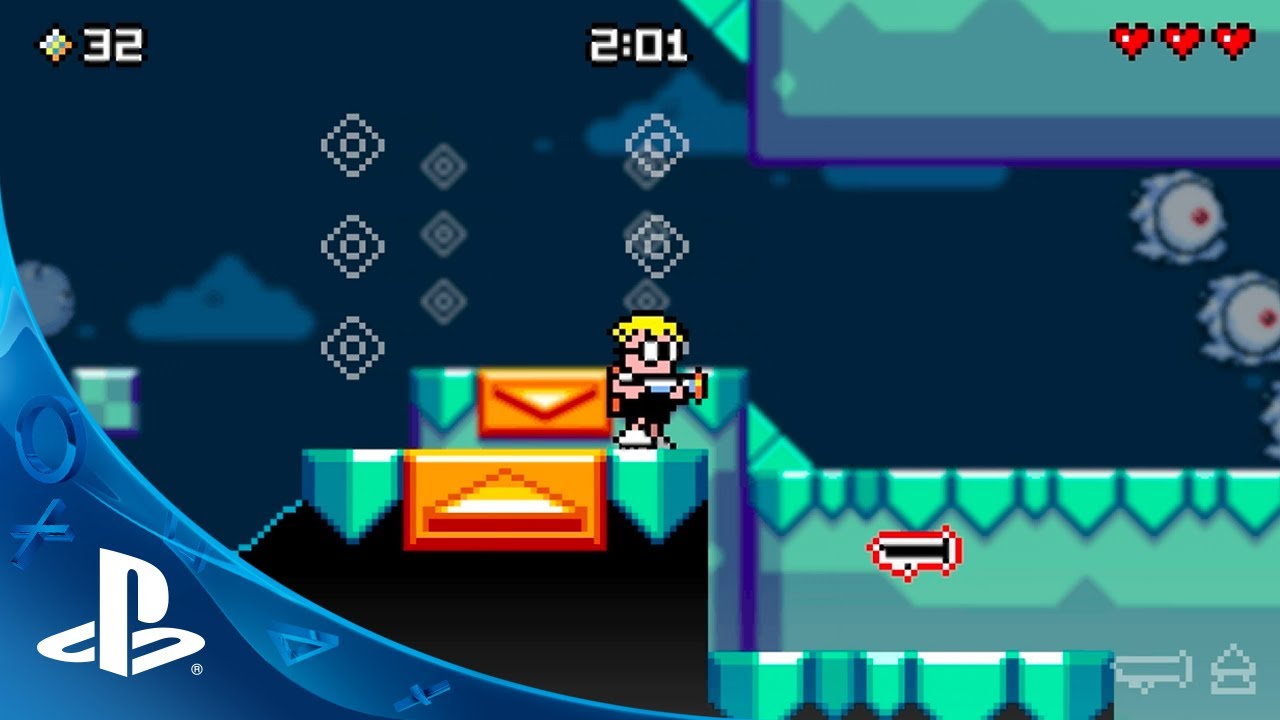 Mutant Mudds Deluxe Makes a Splash on PS3 and PS Vita Today