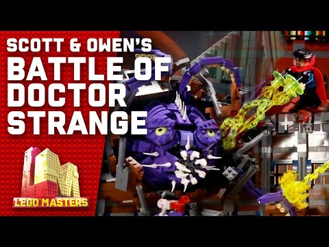 Scott and Owen's Sanctum Sanctorium from Dr Strange build revealed | LEGO Masters 2021