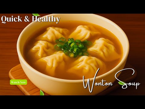Easy Wonton Soup from Scratch (Better Than Takeout!)