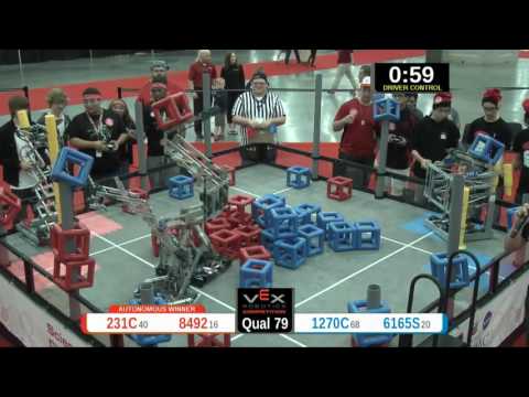 2015 VRC Sci Q79 - 231C 8492 vs 1270C 6165S - 46 to 56 - VEX Worlds 2015 - Science Division