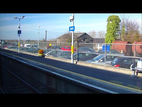 Onboard an IE 22000 Class Intercity Train - Tullamore Station, Offaly