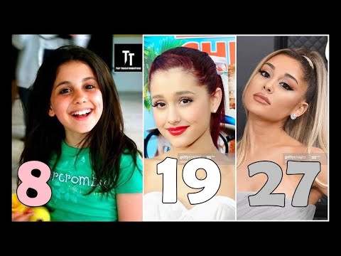 Ariana Grande 2023 Transformation from 1 to 27 Years Old