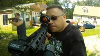 preview picture of video 'GoPro HD hero guncam ar 15 pov shooting'