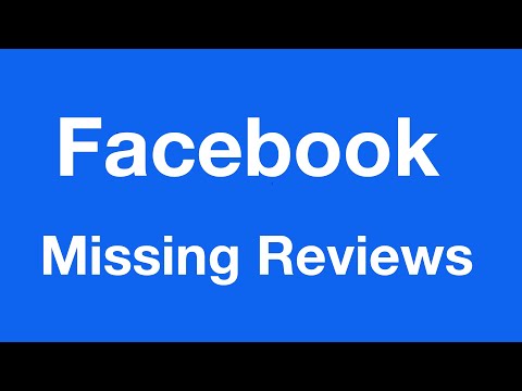 Missing Facebook Reviews Recommendations