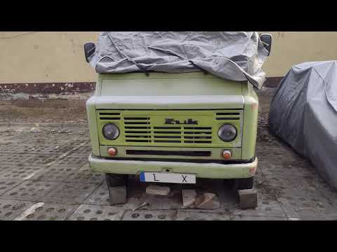 Odpalanie Żuka A11 z S-21 na mrozie -5°C - zimny start