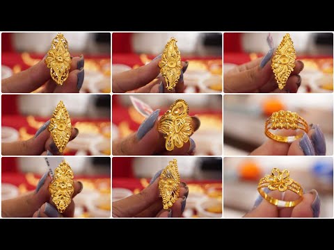 New Gold Ring Designs For Women's With Price || Daily Use Ring Design In Gold