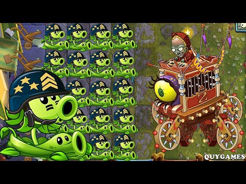Plants vs. Zombies 2: Mega Gatling Pea PvZ2 Vs NEW Zombot Catastro-liope