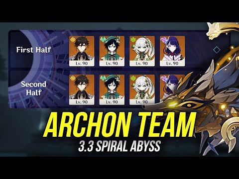 Spiral Abyss 3.3 Floor 12 — Archon Team [Genshin Impact]