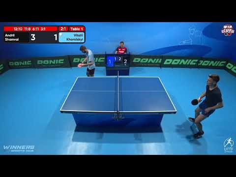 09:30 Andrii Shamrai  (3:1) Vitalii Khorolskyi West 1 WIN CUP 19.10.2022 | TABLE TENNIS WINCUP