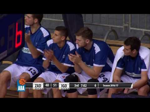 ABA Liga 2016/17 highlights, Round 8: Zadar - Igokea (3.11.2016)