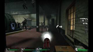 Let's Play Left 4 Dead Part 2 [Audio Issues] - Run Away! Feat. Admiral Buttercrust