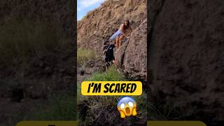 This Rock Wall Was a Little Too Much for Her! Can She Make It? 😬#Adventure #Nicaragua