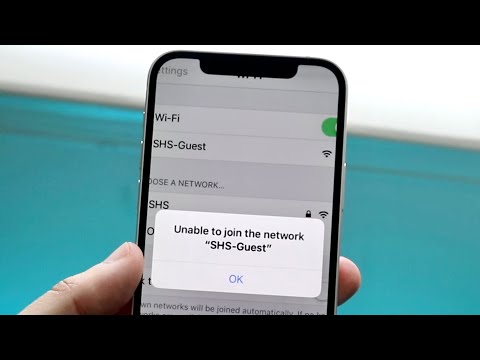 How To FIX Unable To Join WIFi Network On iPhone! (2022)
