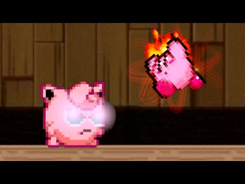 Jigglypuff vs Kirby—Fight Animation!
