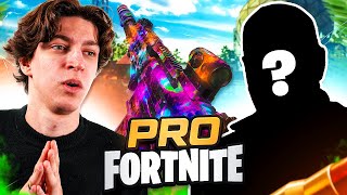JE JOUE AVEC UN ANCIEN JOUEUR PRO FORTNITE ⛏