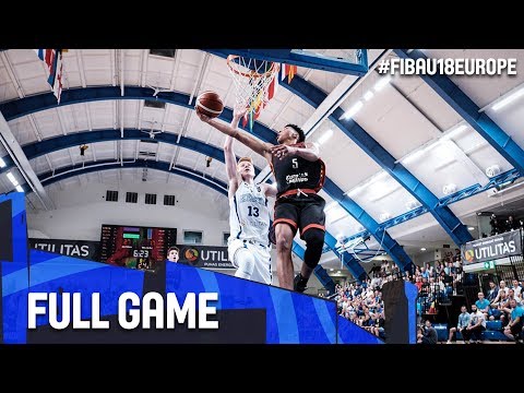 Estonia v Belgium - Full Game - FIBA U18 European Championship 2017 - DIV B