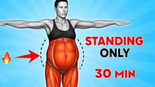 ➜ Top 30 Standing Exercises to Burn Lower Belly Fat Fast | Slim Waist & Weight Loss No Equipment