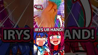 IRyS Accidentally Shows Her IRL HANDS [Hololive | Biboo Kronii IRyS]