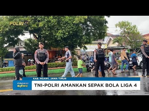 POLRES NGAWI PENGAMANAN SEPAK BOLA LIGA 4