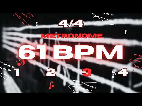 61 BPM - 4/4 Metronome