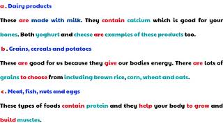 Track 8 Unit 2 Food and Health