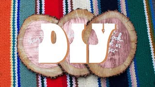 DIY | Gift Ideas with Wood from the Garden!