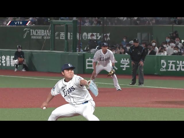 【8回表】ライオンズ・平良海馬 上位打線から3者連続三振を奪う!! 2022年4月13日 埼玉西武ライオンズ 対 北海道日本ハムファイターズ