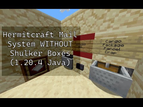 Hermitcraft Mail System Without Shulker Boxes