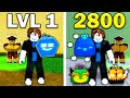 Noob To Max Using Only The FRUIT STOCK In Blox Fruits