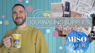 Unboxing MISO PAPER Stationery Haul!  | Top Journaling Supplies | January vlog!