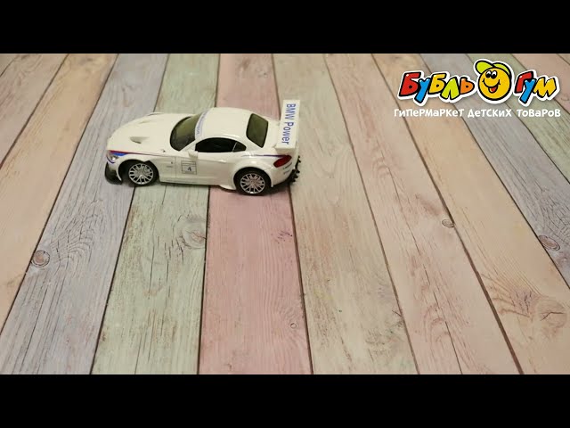 Автомобиль Lanson Toys BMW Z4 GT3 р/у 2,4ГГц 1:24 - видео