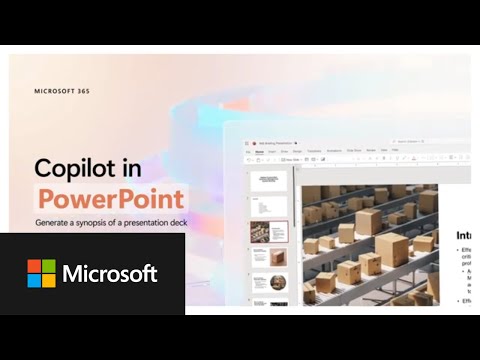 Copilot in PowerPoint  | Summarize a presentation