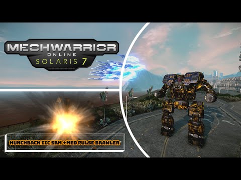 Mechwarrior Online -  Hunchback IIC SRM + Med Pulse Brawler!