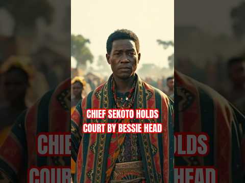 Chief Sekoto Holds Court by Bessie Head #africanliterature #worldliterature #englishliterature