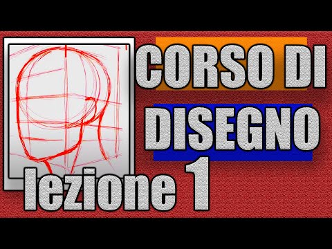 Lezioni di Disegno  - Come disegnare le proporzioni del viso  - 1 ( tutorial 2020 )