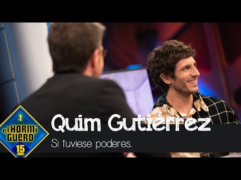 El curioso motivo por el que Quim Gutiérrez viajaría al pasado - El Hormiguero