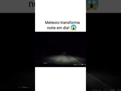 Já viu um Meteoro (estrela cadente)? Quando é intenso assim, é chamado de bólido #shorts #meteoro
