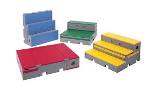 FlipForm Elementary Multi-Position Choral Riser - Grey