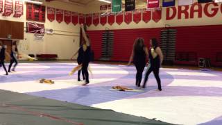 preview picture of video 'New Castle JV Winter Guard 01/26/2013'