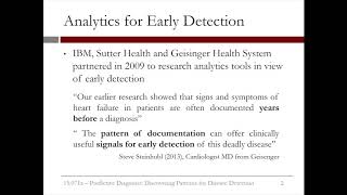 6.3.9 Predictive Diagnosis - Video 5: The Analytics Edge