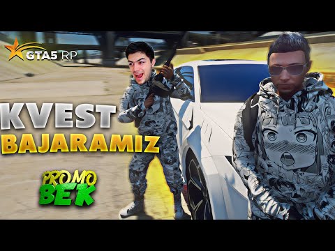 ВЫПОЛНЯЕМ ЗАДАНИЯ №2 💋 GTA 5 RP ◉ PROMO - BEK ◉ STRIM ◉ RU/UZ