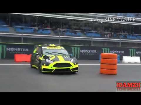 VALENTINO ROSSI monster vs robert kubica enos_ monza rally 2014 skill drive