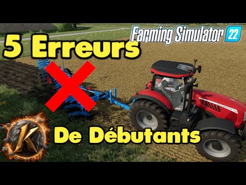Fs22 5 Erreur de débutants a évité quand on débute dans farming #farmingsimulator22 #fs22 #farming
